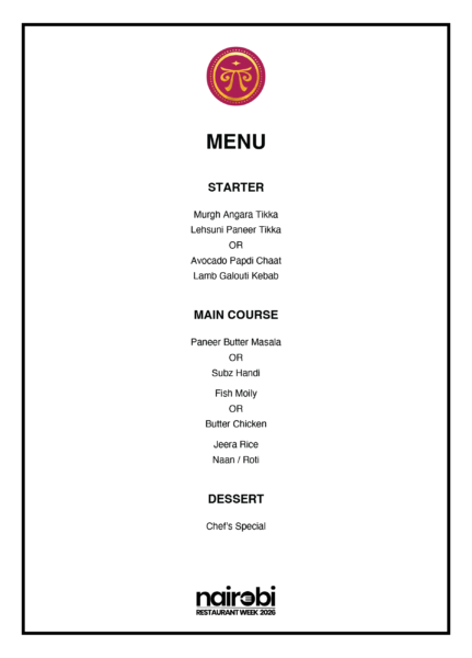 Trunk n Tandoor Menu - NRW 2026